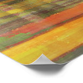 スクエア抽象芸術アートポスタープリント ポスター (角)