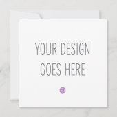 スクエア招待状印刷（5.25x5.25） 招待状 (正面)