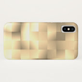 スクエア柄のセピア調 Case-Mate iPhoneケース (裏面(横))