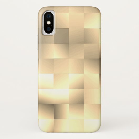 スクエア柄のセピア調 Case-Mate iPhoneケース (裏面)