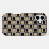 スクエア柄 iPhoneケース (裏面横)