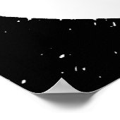 スクエア白黒感動的リーダーシップウルフ ポスター (角)