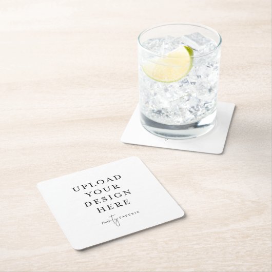 スクエア紙コースター スクエアペーパーコースター (インサイチュ)