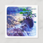 スクエア航海のいかりinstagram写真 予約カード (裏面)