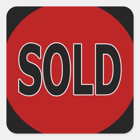 スクエア販売のシール スクエアシール (正面)