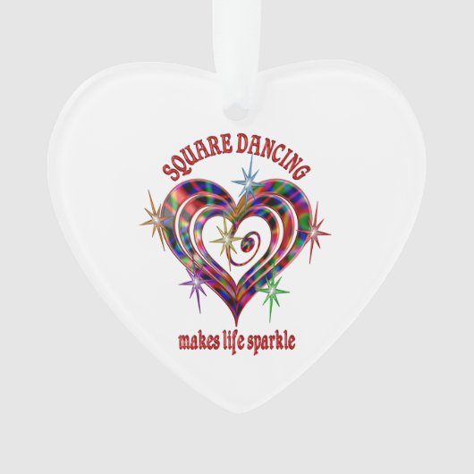 スクエア踊りスパークルズ オーナメント (正面)