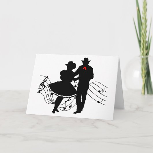 スクエア踊り カード (正面)