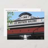 スクエア鉄道。 Santa Rosa、Ca. ポストカード (正面/裏面)