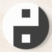 スクエア陰陽 コースター (正面)