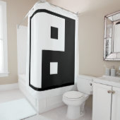 スクエア陰陽 シャワーカーテン (インサイチュ)