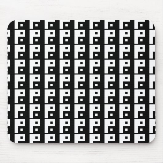 スクエア陰陽 マウスパッド (正面)