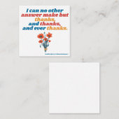 『スクエア·ディスティーディ·ナイト·シェイクスピア』 ノートカード (正面/裏面)