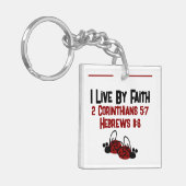 スクエア(両面) キーホルダー (正面左)