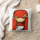 スクエアStreater著猫の昼寝オリジナルの芸術 クッション (ブランケット)