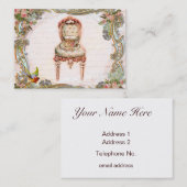 スクエレガントロールズ&ピンクロセス&ティーカップ 名刺 (正面/裏面)