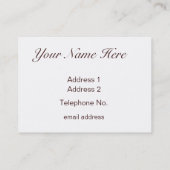 スクエレガントロールズ&ピンクロセス&ティーカップ 名刺 (裏面)