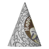 スクエレガントロール写真挿入パーティーハパーソナライズされたット パーティーハット (左)