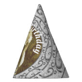 スクエレガントロール写真挿入パーティーハパーソナライズされたット パーティーハット (右)