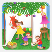 スクコ祝ットのユダヤ人の饗宴 スクエアシール (正面)