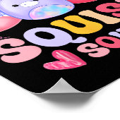 スクシッシュスクワッド誕生日ガールズキッズ幼児グルーオ ポスター (角)