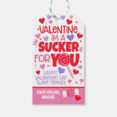 スクッカーフォーユアバレンタインメッセージカード ギフトタグ (正面)
