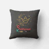 スクプレットカウルパーソナライズされたピロー | デシエレガントグ クッション (裏面)