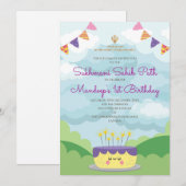 スクマン・サヒブ経文 招待状 1歳の誕生日 (正面/裏面)