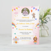 スクマーニサヒブパス招待状、1stバースデーカード 招待状 (スタンド正面)