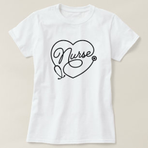 スクラすごいブス名前をカスタムするナースドクターTシャツ Tシャツ
