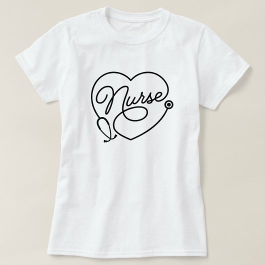 スクラすごいブス名前をカスタムするナースドクターTシャツ Tシャツ (デザイン正面)