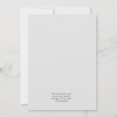 スクラはっきりしたースカラーの卒業発表 招待状 (裏面)