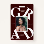 スクラはっきりしたースカラー卒業発表b バッジ (正面)