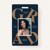 スクラはっきりしたースカラー大学院発表会 バッジ (正面)