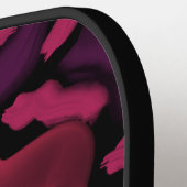 スクライゴピンキーズ抽象デザイン ピックルボールラケット (左詳細)