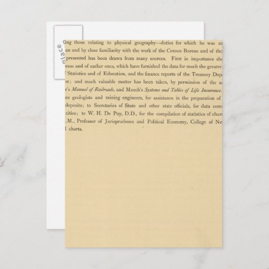 スクライバー統計地図 ポストカード (正面/裏面)