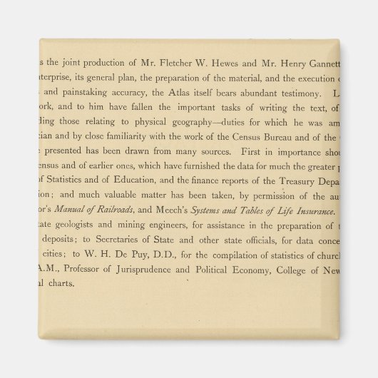 スクライバー統計地図 マグネット (正面)