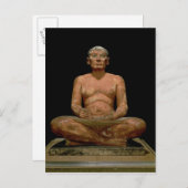 スクライブ像を丸める ポストカード (正面/裏面)