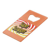 「スクラッすごいパー」 クレジットカード栓抜き (正面アングル)