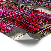 スクラッカラフルプ金属 ポスター (角)