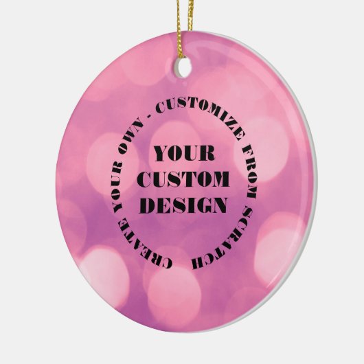 スクラッチから再設計する独自のを作カスタム成 セラミックオーナメント (左)