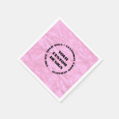 スクラッチから再設計する独自の スタンダードカクテルナプキン (角)