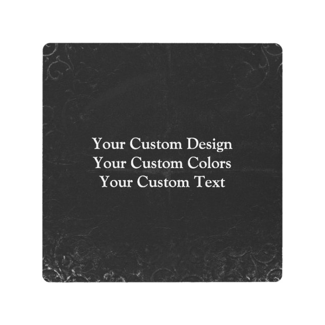 スクラッチから再設計 – を作成カスタムする メタルプリント (正面)