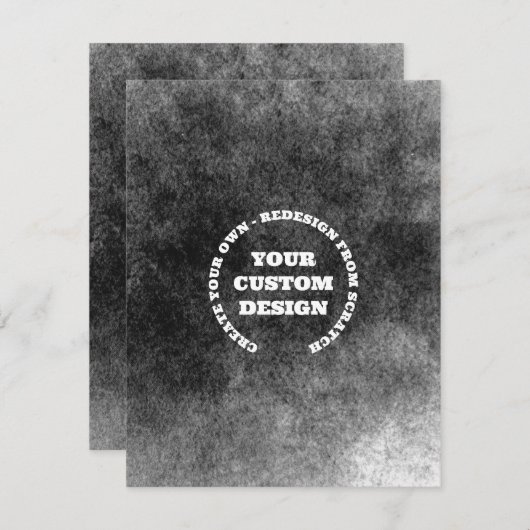 スクラッチから再設計 – カスタマイズ作成 ノートカード (正面/裏面)