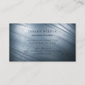 スクラッチされたスチールテクスチャ 名刺 (裏面)