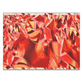 スクラッチされた赤いストリップの動きをシミュレート テーブルクロス (正面(横))