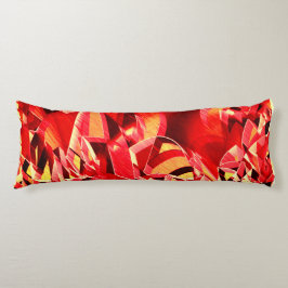 スクラッチされた赤いストリップの動きをシミュレート ボディピロー