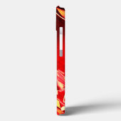 スクラッチされた赤いストリップの動きをシミュレート Case-Mate iPhoneケース (裏面 / 左)