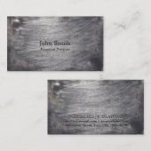 スクラッチカッコいいメタルフェイクフィットネス名刺 名刺 (正面/裏面)