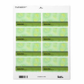 スクラッチグリーンらせん状 ラベル (フルシート)