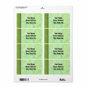 スクラッチグリーンらせん状 ラベル (フルシート)